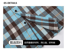 Load image into Gallery viewer, Plaid Casual Autumn Long Shirt
