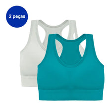Load image into Gallery viewer, 2 Pieces Women's Gym Tops, Women's Tops, Women's Bra, Sexy Bras, Sports Bras, Academy, Women's Sutians
