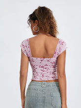 Load image into Gallery viewer, Floral Crop Street Top
