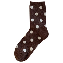 Load image into Gallery viewer, Polka Velvet Winter Socks
