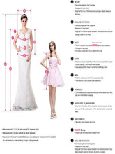Load image into Gallery viewer, Elegant A Line Romantic High Neck Evening Dress Floral Customized Prom Charming Women Cut Out Sequins Crystals Party Wear
