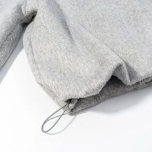 Load image into Gallery viewer, HH Women Fashion Coats Gray Turn-Down Collar Long Sleeves Pockets Decoration Zipper Winter Short Coat Woman Casual Loose Jackets

