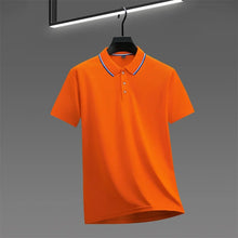 Load image into Gallery viewer, Men's Casual Solid Color Short Sleeve Polo Shirt 2025 Summer Fashionable Comfortable Versatile Top for Men
