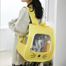 Load image into Gallery viewer, Pet Cat Carrier Bag Cat Backpack Outdoor Breathable Portable Shoulders Bag for Cats Small Dogs Transport Carrier
