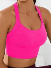 Load image into Gallery viewer, Sports and Beautiful Back Bra Set, Cross-Back Sports Bra, No Chest Pad, Adjustable Size, and Can Be Worn Inside Normally

