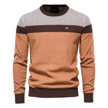 Load image into Gallery viewer, Spliced Cotton Knit Pullover
