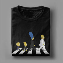 Load image into Gallery viewer, Simpson T Shirts Men's  100% Cotton Vintage T-Shirts O Neck  Tee Shirt Short Sleeve Clothes 6XL
