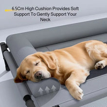 Load image into Gallery viewer, Pet Furniture Mesh Elevated Dog Beds Breathable Removable Raised Dog Bed With Soft Pillow Outdoor Dog Cat Bed Patio Sunbathing
