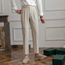 Load image into Gallery viewer, Classic Pleated Business Suit Trousers
