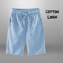 Load image into Gallery viewer, Cotton Linen Casual Beach Shorts
