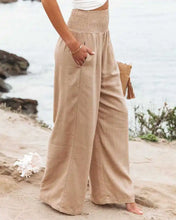 Load image into Gallery viewer, Drawstring Beach Wide Leg Pants
