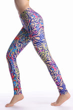 Load image into Gallery viewer, Women Leggings High Waist Cartoon Comic Beauty Print Trousers Soft Female Casual Elastic Pant
