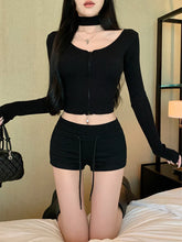 Load image into Gallery viewer, Women Shorts Summer High Elastic Lace Up Drawstring Sleep Bottoms Fitness Running Simple Home Safety Underwear Cool Comfortable
