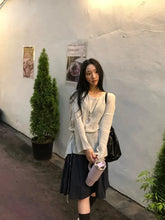 Load image into Gallery viewer, Chic Korean Style  Skirt for Young Women Spring Autumn Winter Seasonal Fashionable Inner Wear Casual Versatile Skirt
