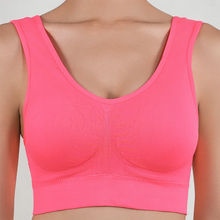 Load image into Gallery viewer, Women Breathable Sports Bra Absorb Sweat Shockproof Padded Gym Running Fitness Double Layer Seamless Yoga Sports Bras Underwear
