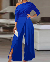 Load image into Gallery viewer, Elegant Office Wide Leg Jumpsuit
