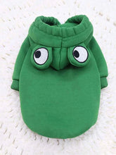 Load image into Gallery viewer, 1PC Cute Frog Pet Sweater for Small and Medium Dogs - Green Dog Hoodie with Fun Design - Keep Your Pup Cozy and Stylish
