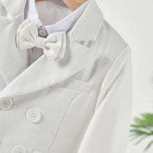 Load image into Gallery viewer, White Formal Boys Blazer Set
