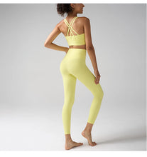 Load image into Gallery viewer, Women's Yoga Set Workout Set 2 Piece High Waist Yoga Leggings Sports Bra Gym Suit Activewear Sports Fitness Set Sports Suit
