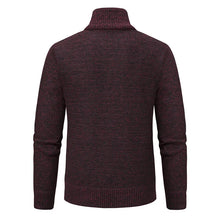 Load image into Gallery viewer, Autumn Winter Sweaters for Men Casual Knitted Sweaters Large Size Solid Color Plus Velvet Cardigan Knitted Sweater Cotton Coat
