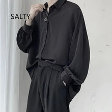 Load image into Gallery viewer, Loose Office Button Shirt Women
