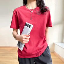 Load image into Gallery viewer, Loose Cotton Summer Tee Women
