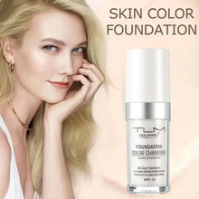 Load image into Gallery viewer, Foundation Color Changing Makeup Base Nude Face Full Cover Matte Concealer Long Lasting Make Up Liquid Foundation Cream 30ml
