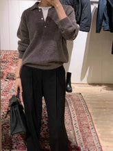 Load image into Gallery viewer, Wool Knitted Casual Pullover Sweater
