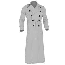 Load image into Gallery viewer, Men’s Luxury Full-Length Trench Coat – England Style Business Overcoat
