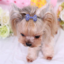Load image into Gallery viewer, Pet Lovely Hairpins Dog Accessories Pet Dog Bows Hair Clips for Puppy Dogs Cat Yorkie Teddy Hair Grooming Pet Hair Accessories
