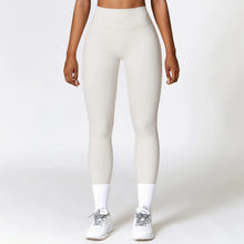 Load image into Gallery viewer, Fitness Leggings High Rise Hip Lift Brushed Soft Material For Ladies Outdoor Elastic Slim Fit Outer Wear Sports Tight Pants

