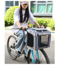 Load image into Gallery viewer, Bicycle Carrying Cat Bag Dog Bag Pet Bag Portable Backpack For Outdoor Use Suitable For Carrying Bicycles And Motorcycles
