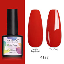Load image into Gallery viewer, NAILCO 8ml Pink Red Colors Gel Nail Polish Nail Art Varnishes Gel Lacquer Coat LED Nails Manicure Design UV Gel Varnish Soak Off
