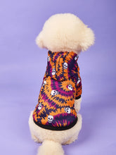 Load image into Gallery viewer, Halloween Print Pet Hoodie Sweatshirt
