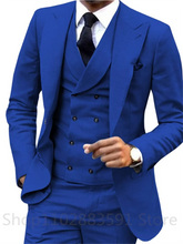 Load image into Gallery viewer, Slim Fit Three-Piece Wedding Suit
