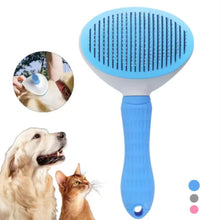Load image into Gallery viewer, Pet Dog Brush Cat Comb Self Cleaning Pet Hair Remover Brush For Dogs Cats Grooming Tools Pets Dematting Comb Dogs Accessories
