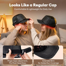 Load image into Gallery viewer, 650nm+850nm Infrared Red Light Hair Growth Cap Hair Loss Treatment Hat Anti Hair Loss Restore Hair Thickness Hair Regrowth Care
