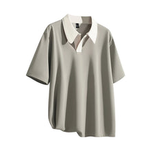 Load image into Gallery viewer, Oversized Contrast Summer Polo Shirt
