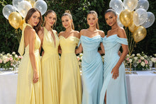 Load image into Gallery viewer, Elegant Mermaid Evening Dress Draped Detachable Cape Sleeveless Bodycon Maxi Gown Wedding Party Elegant Draped Formal Dress
