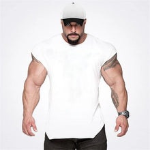 Load image into Gallery viewer, Mens Tank Tops Shirt Gym Tank Top Fitness Clothing Vest Sleeveless Cotton Man Canotte Bodybuilding Ropa Hombre Man Clothes Wear
