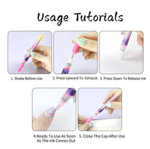 Load image into Gallery viewer, Nail Art Markers Customised Specialised Needle Tube Nail Art Pens Hand-Drawn Outline Pen Acrylic Paint Pen Set Acrylic Paintbrus
