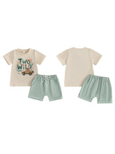 Load image into Gallery viewer, Toddler Dinosaur Birthday Outfit Set
