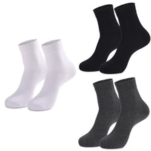 Load image into Gallery viewer, Classic Black Cotton Crew Socks
