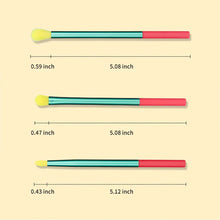 Load image into Gallery viewer, Makeup Brushes 15Pcs Colourful Makeup Brush Set Foundation Contour Blush Concealers Eye Shadow Blending Make Up Brush Kit
