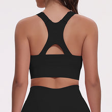 Load image into Gallery viewer, Sports Bras for Women Hollow Out Breathable Seamless Stretchy Beautiful Back Yoga Bra with Removable Cups Gym Sportswear
