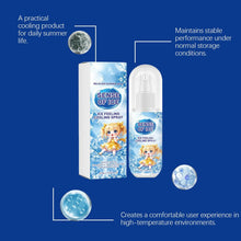 Load image into Gallery viewer, 50ml Cooling Spray Body Instant Cooling Mist Long Lasting Non Sticky Heat Relief Face Skin Clothing Sports Travel Hiking
