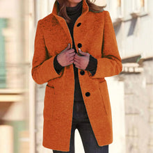 Load image into Gallery viewer, Womens Wool Cardigan Coats With Pockets Ladies Lapel Long Jacket Coat Fashion Solid Casual Winter Jackets for Women Plus Coat
