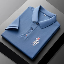 Load image into Gallery viewer, Men's Embroidered Casual Fashion Short Sleeved POLO Shirt Summer Comfortable Top

