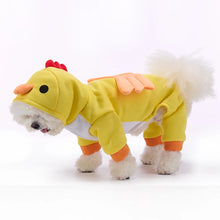 Load image into Gallery viewer, Yellow Chicken Pet Holiday Costume
