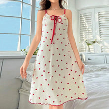 Load image into Gallery viewer, Floral Strap Summer Nightgown

